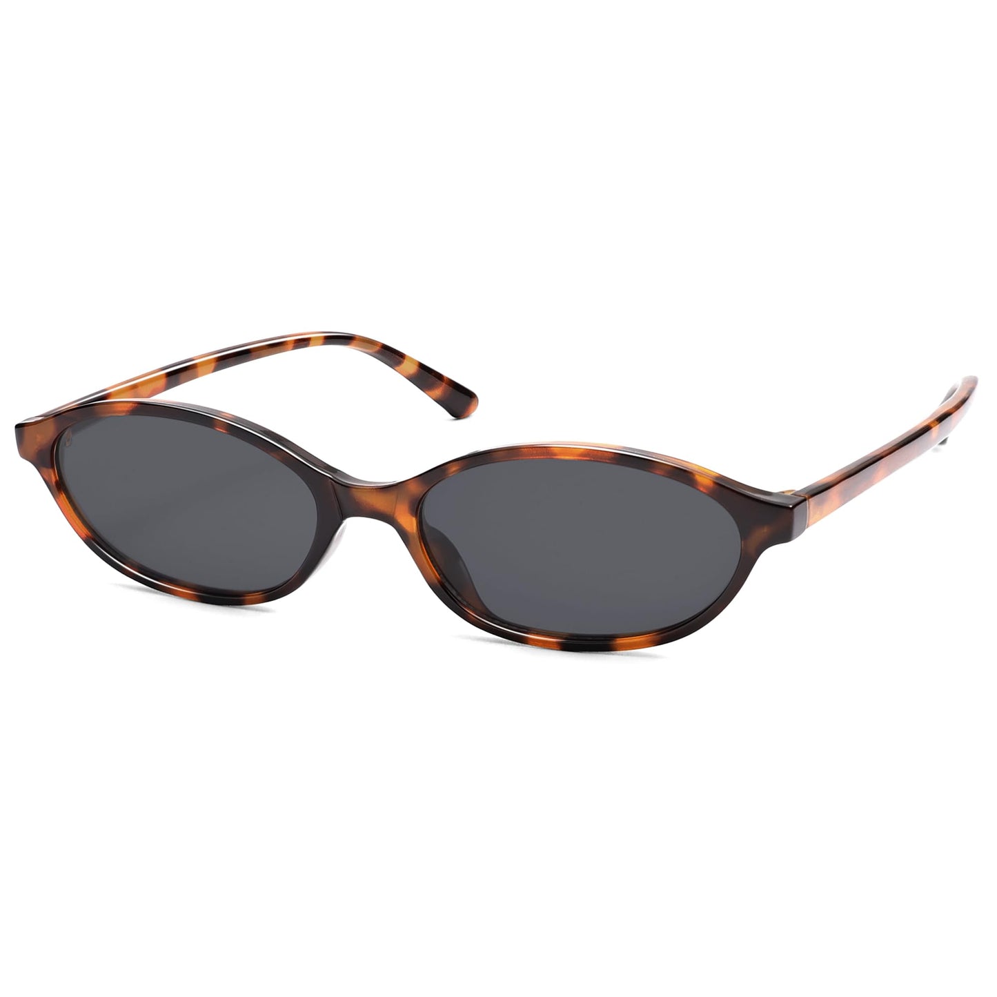Retro Oval Cat Eye Sunglasses for Women Y2k Trendy Narrow Sunnies Designer Sun Glasses AR82253